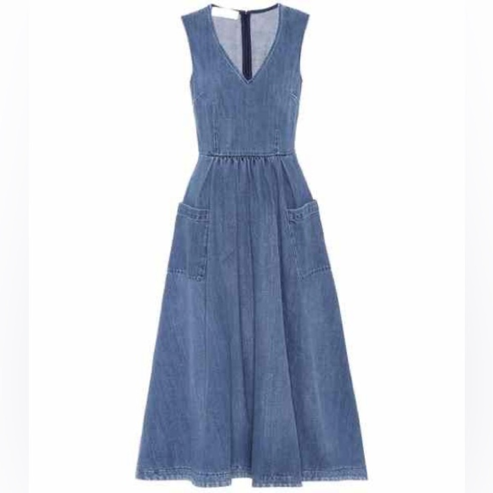 NWOT ~ Co. Sleeveless Denim Midi Dress